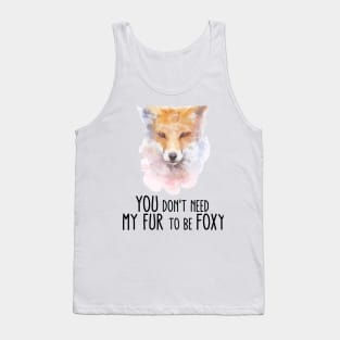 Cruelty-Free Fox Statement Tank Top